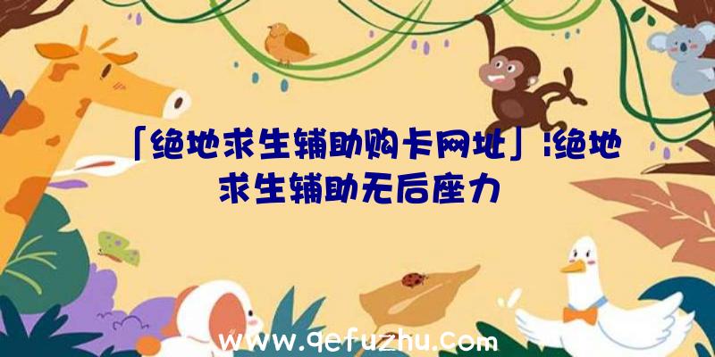 「绝地求生辅助购卡网址」|绝地求生辅助无后座力